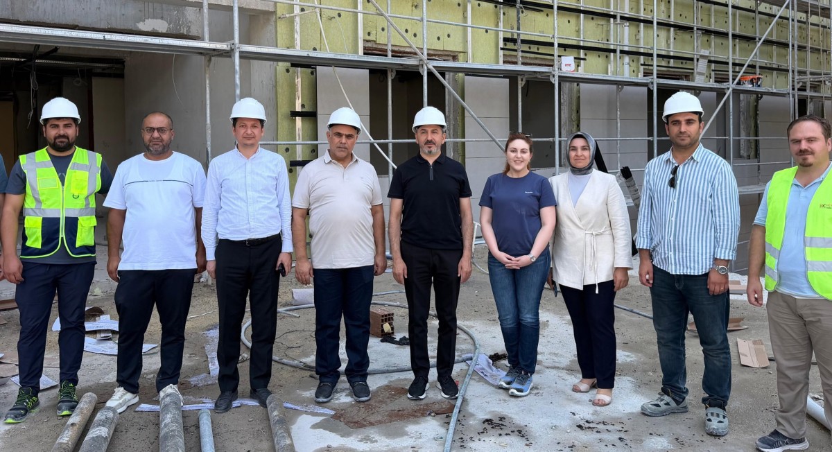 Bakan Yardımcısı Aydın, SGK İl Müdürlüğü İnşaatında İncelemelerde Bulundu